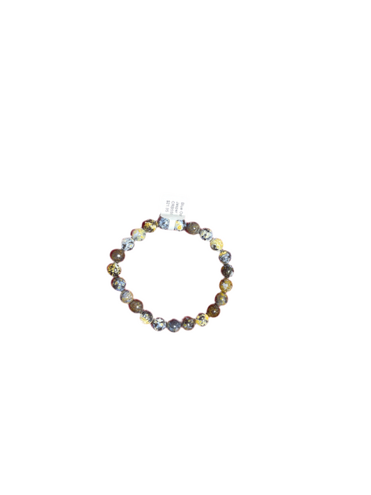 Blue Ocean Jasper 8MM Beaded Bracelet