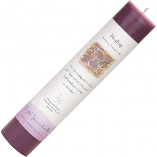 Healing Reiki Energy Charged Herbal Pillar Candle 8.5"
