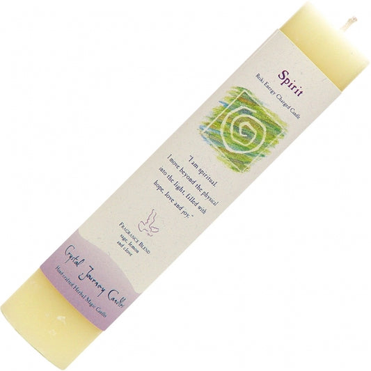 Spirit Reiki Herbal Pillar Candle 8.5"