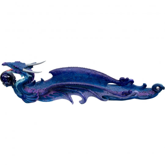 Purple Dragon with Sphere Resin Incense Holder