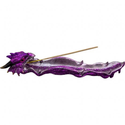 Purple Dragon Resin Incense Holder