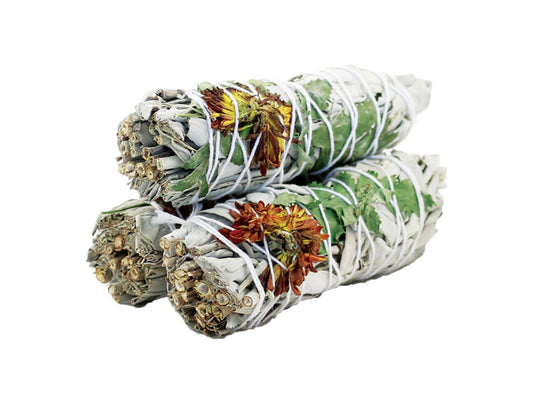 4" Peaceful White Sage Smudge Stick