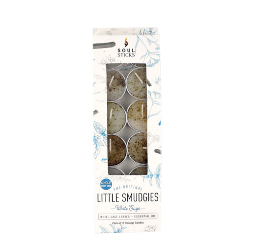 WHITE SAGE PACK LITTLE SMUDGIES CANDLES