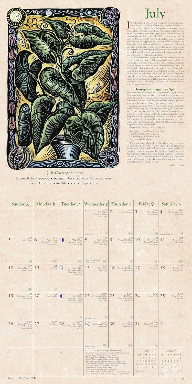 Llewellyn's 2026 Witches' Calendar