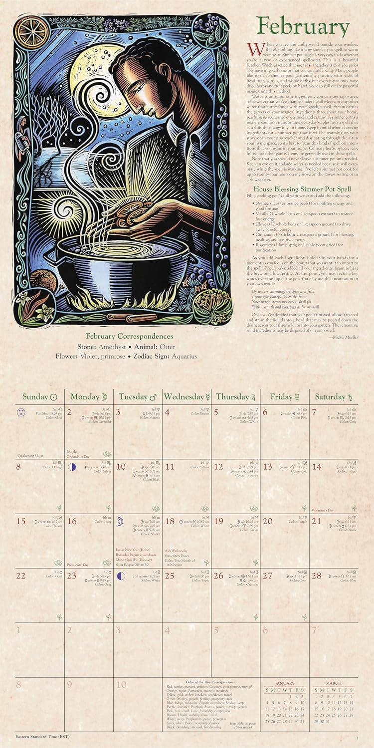 Llewellyn's 2026 Witches' Calendar