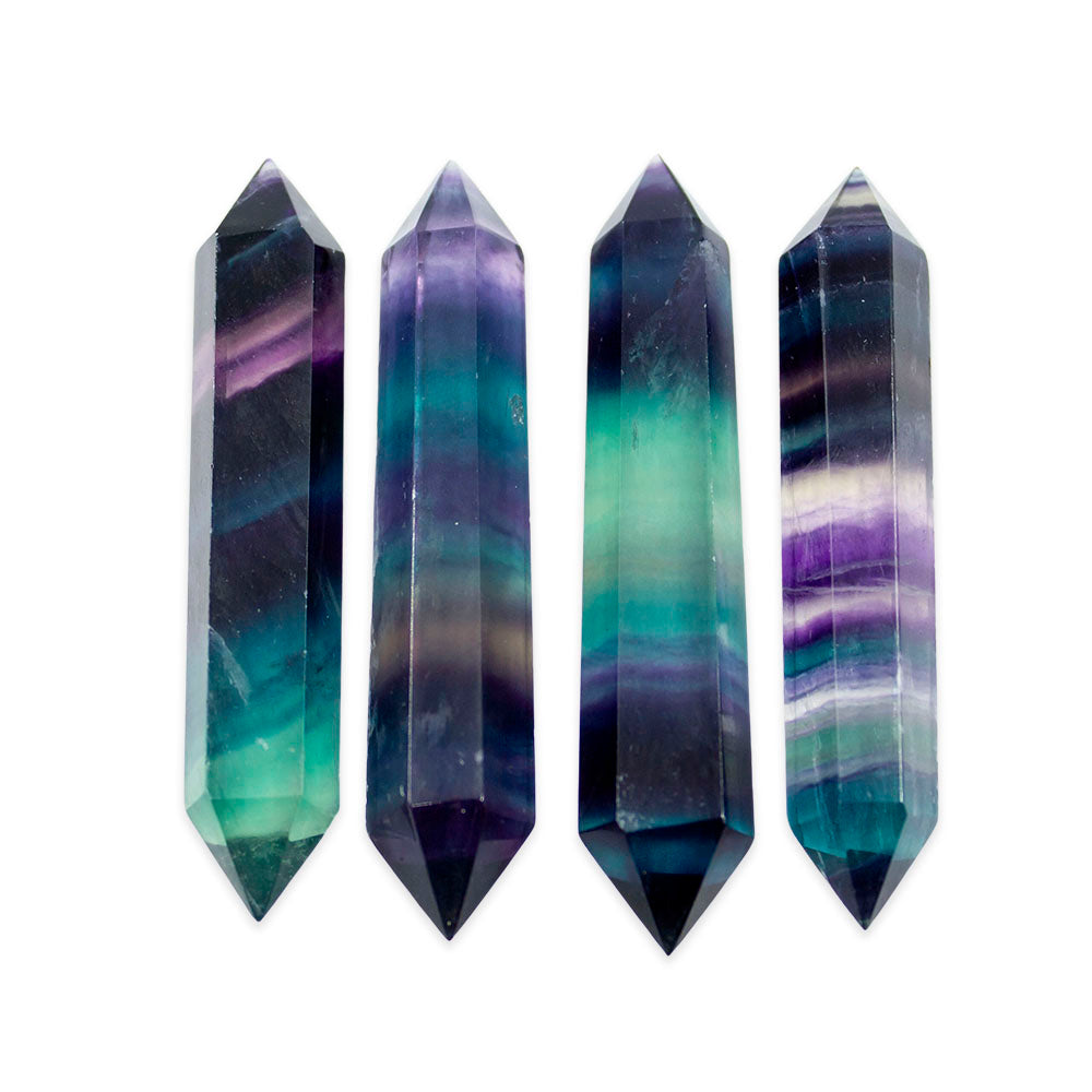 Rainbow Fluorite D/T Point 2.75-3.5"