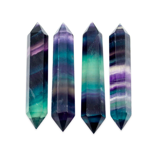 Rainbow Fluorite D/T Point 2.75-3.5"