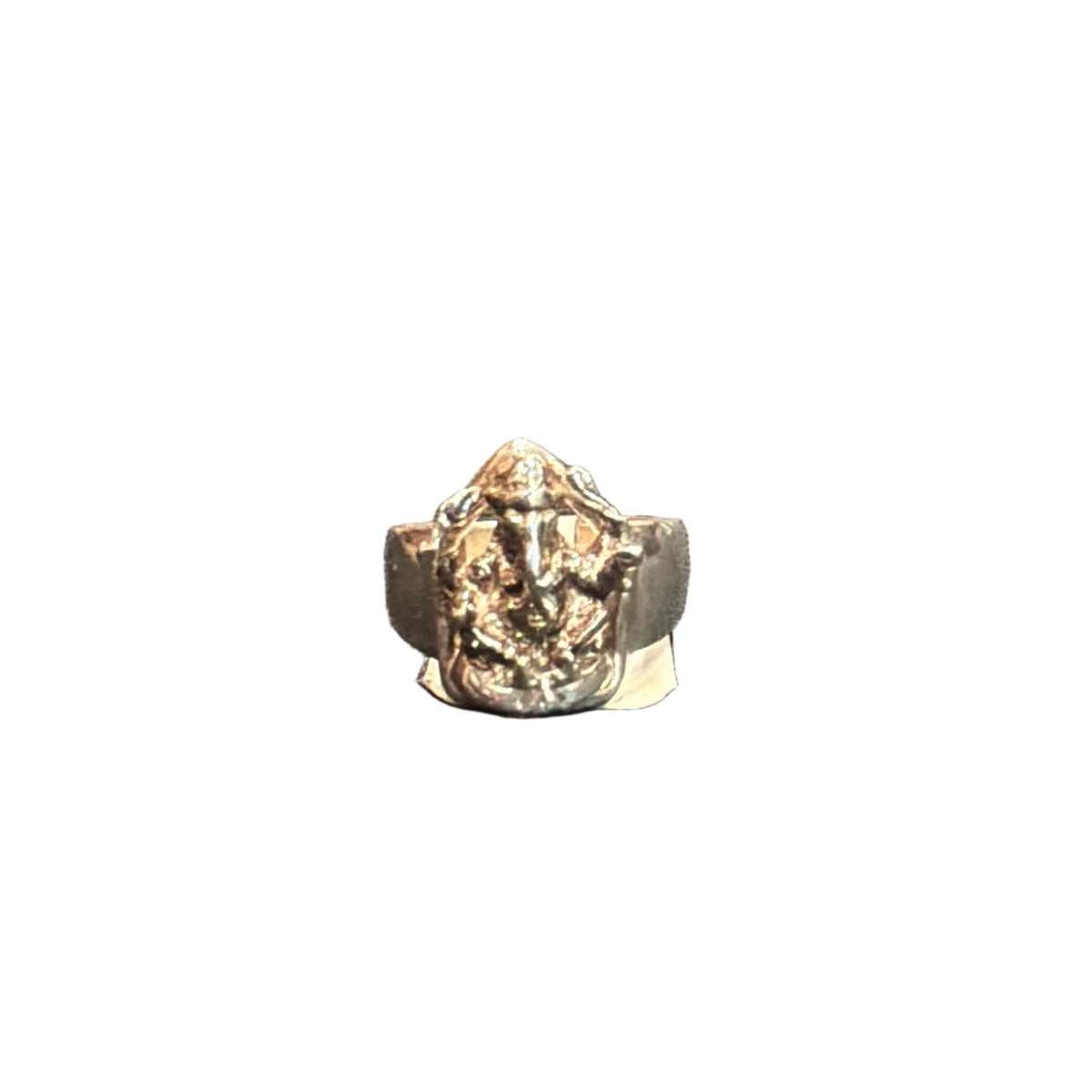 Ganesh Sterling Silver Ring (Size 5)