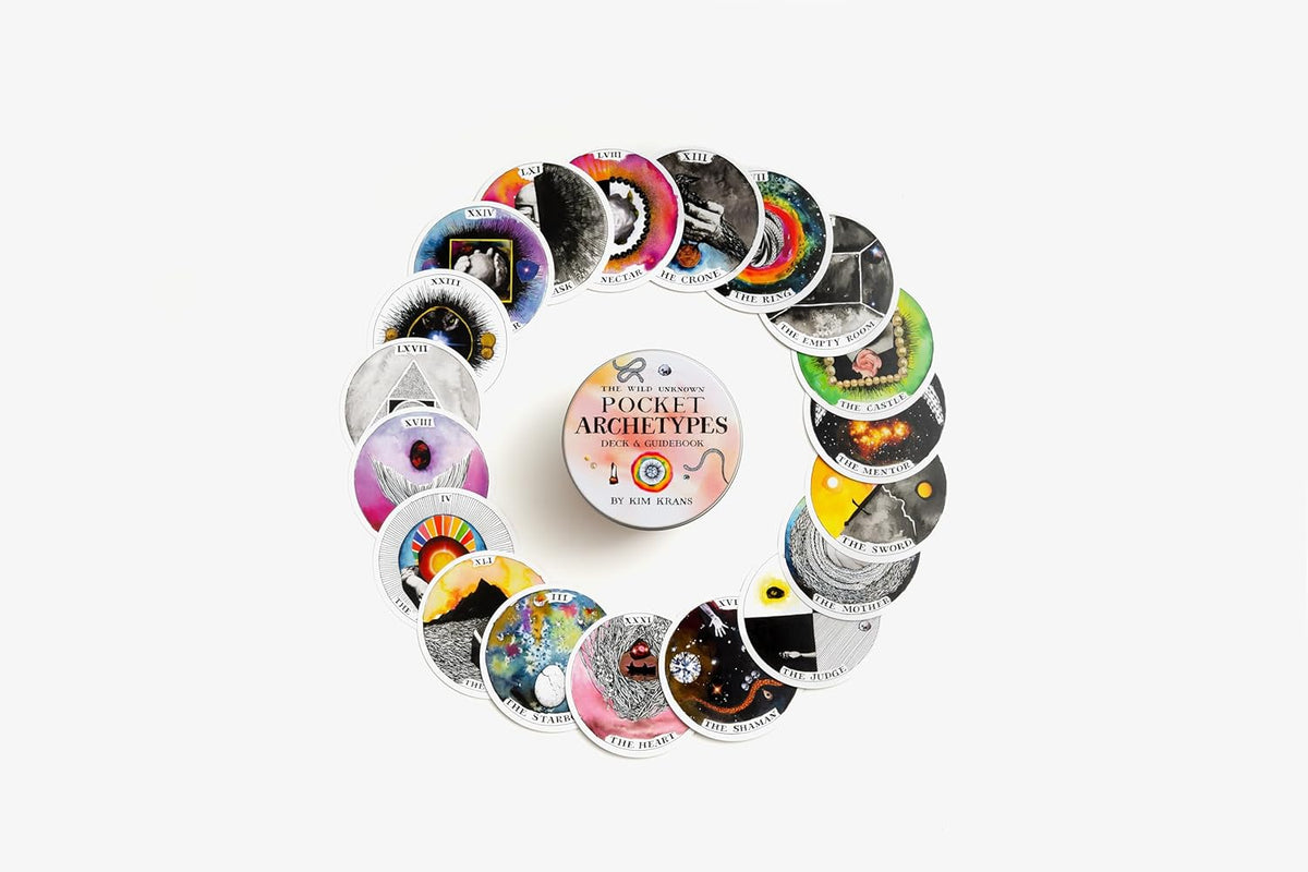Wild Unknown Pocket Archetypes Deck: A NYT Bestselling Author's Pocket Divination Deck with 78 Circular Cards by Kim Krans