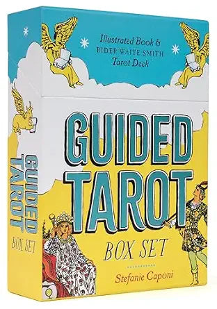 Guided Tarot Box Set: Illustrated Book & Rider Waite Smith Tarot Deck by Stefanie Caponi