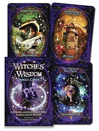 Witches' Wisdom Oracle Cards by Barbara Meiklejohn-Free