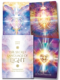 The Secret Language of Light Oracle: Transmissions from Your Soul, oracle deck at Namaste Bookshop near Union Square, NYC
