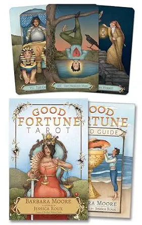Good Fortune Tarot by Barbara Moore (Author), Jessica Roux (Author)