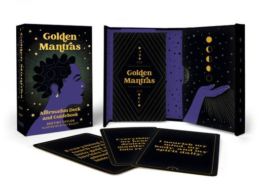 Golden Mantras: Affirmation Deck and Guidebook By Destiny Taylor
