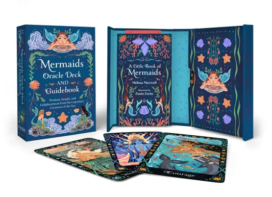 Mermaids Oracle Deck and Guidebook: Wisdom, Insight, and Enlightenment from the Legendary Creatures of the Sea By Melissa Maxwell