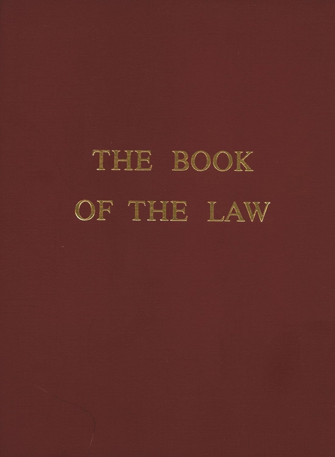 Book of the Law by Aleister Crowley