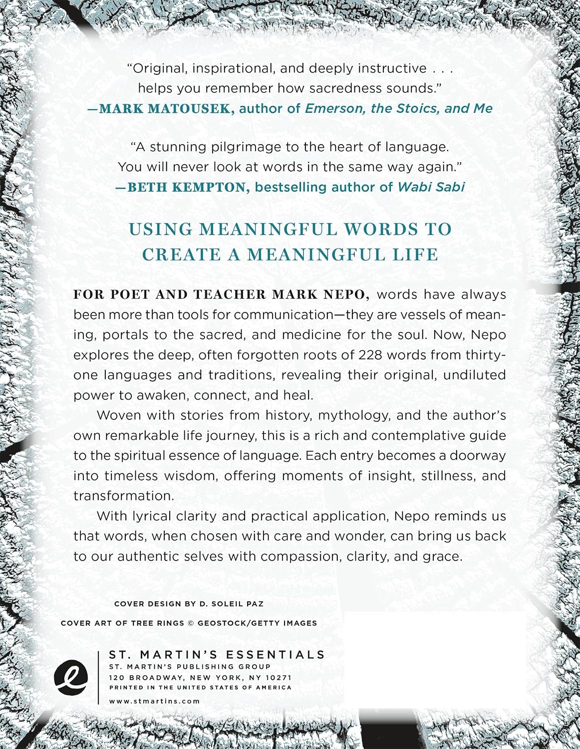 Language of the Soul: How the Words You Choose Shape the Life You Live by Mark Nepo