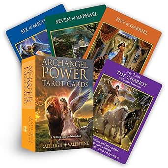 Archangel Power Tarot Cards: A 78-Card Deck and Guidebook by Radleigh Valentine