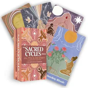 Sacred Cycles Oracle: A 50-Card Deck and Guidebook by Jill Pyle (Author), Em Dewey