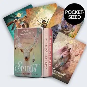 Spirit Animal Pocket Oracle: A 68-Card Deck - Animal Spirit Cards with Guidebook by Colette Baron-Reid