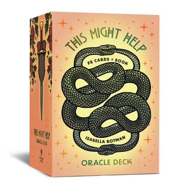 This Might Help Oracle Deck: A 78-Card Deck and Guidebook (This Might Hurt Tarot) by Isabella Rotman