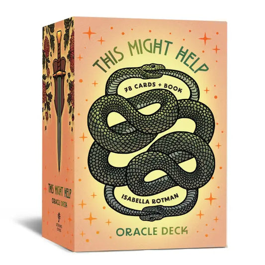This Might Help Oracle Deck: A 78-Card Deck and Guidebook (This Might Hurt Tarot) by Isabella Rotman