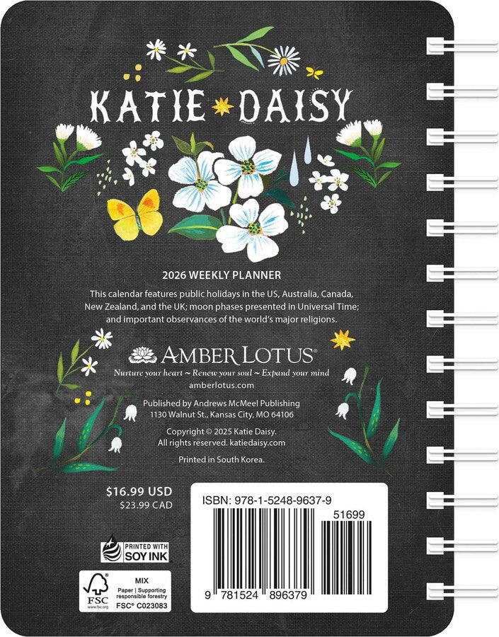 Katie Daisy 2026 Weekly Planner