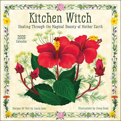 Kitchen Witch 2026 Wall Calendar Illustrated by Anna Stead