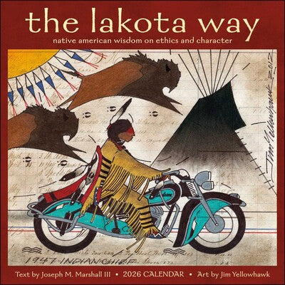 Lakota Way 2026 Wall Calendar By Joseph M Marshall