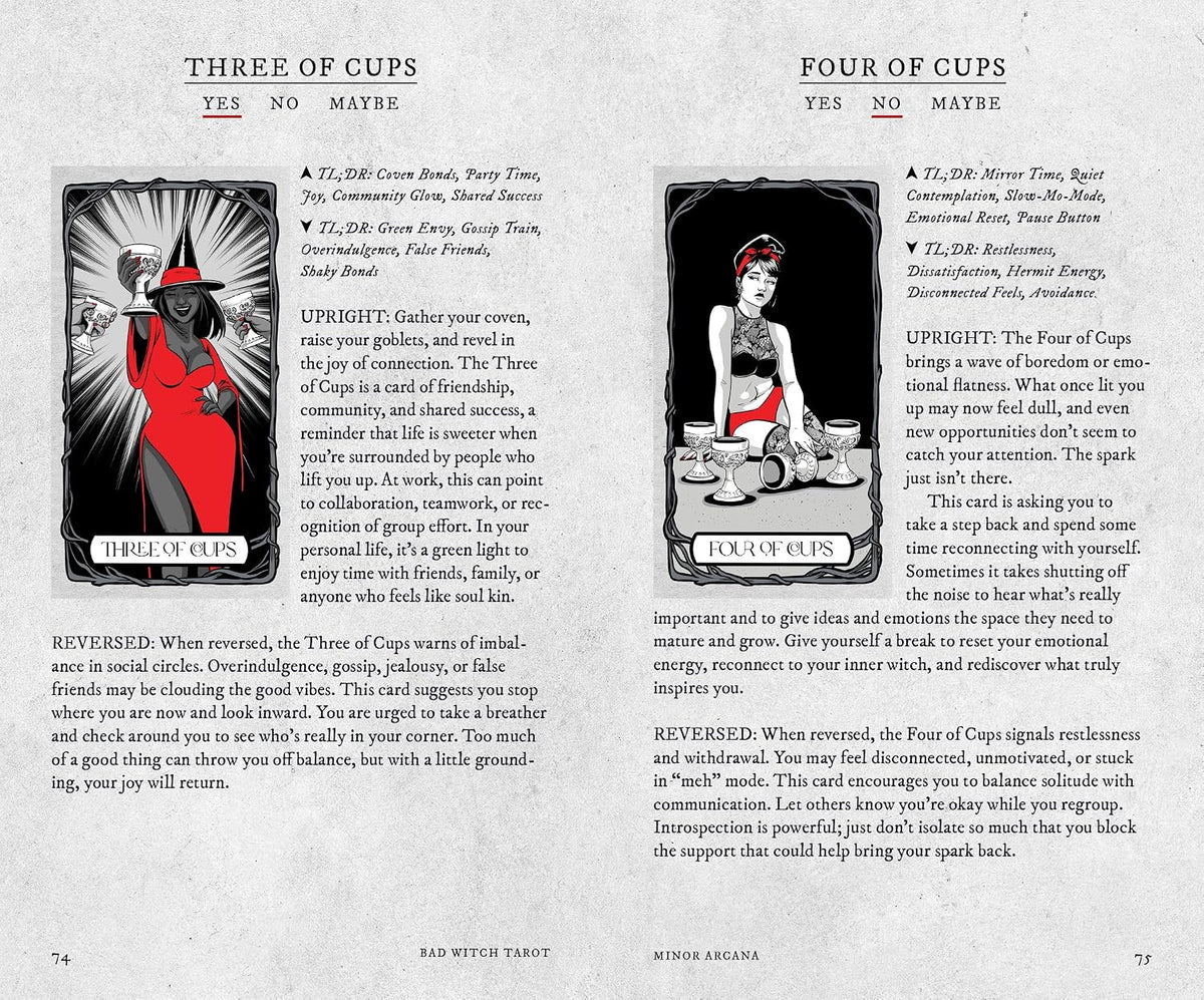 Bad Witch Tarot Deck and Guidebook by Michelle Lodge