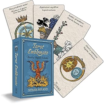 Tarot Emblemata: Decoding Magical Symbolism (83 Full-Color Cards and 192-Page Guidebook) by Nitasia Roland