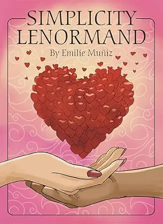 Simplicity Lenormand: Beginner-Friendly 41-card Lenormand Deck with Keywords on Cards, Includes 132-page Guidebook with Clear Meanings and Reading Instructions by Emilie Muñiz