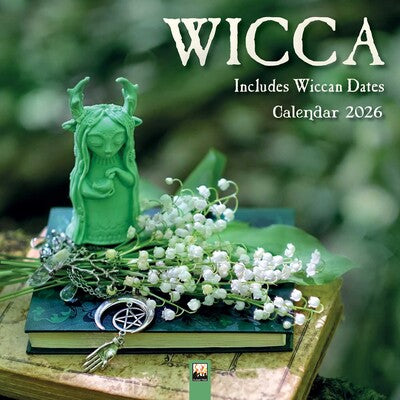 Wicca Wall Calendar 2026 (Art Calendar) at Namaste Bookshop near Union Square, NYC