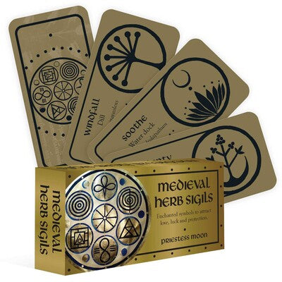 Medieval Herb Sigils: Rockpool Mini Cards By Priestess Moon