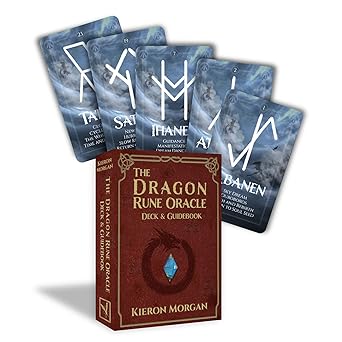 Dragon Rune Oracle: (28 Full-Color Cards and 108-Page Guidebook) by Kieron Morgan