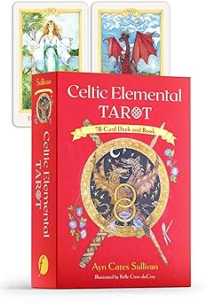 Celtic Elemental Tarot: 78-Card Deck and Book by Ayn Cates Sullivan