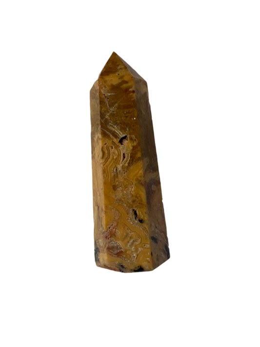 Crazy Lace Agate Mexico Tower - Tumbled