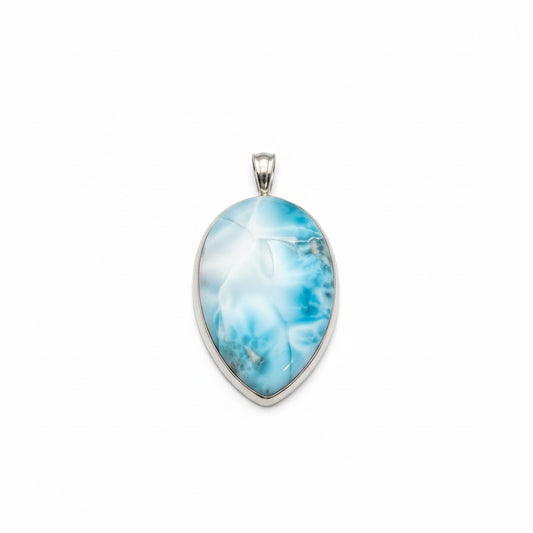 Larimar Sterling Silver Pendant