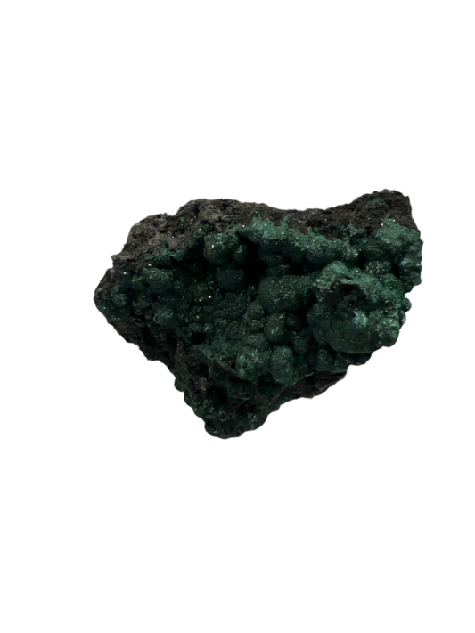 Natural Malachite Fibrous Silky Velvet Congo