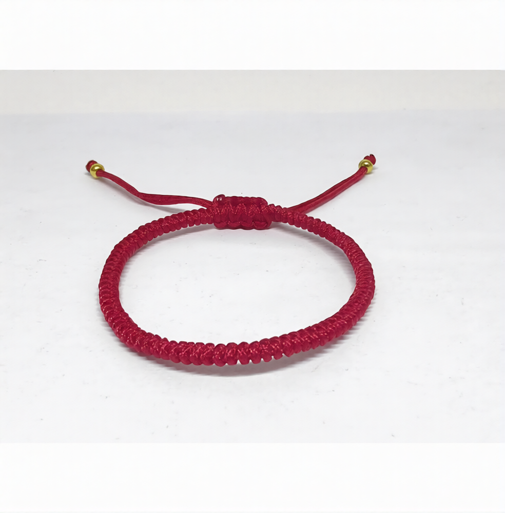 Red String Adjustable Pull String Bracelets