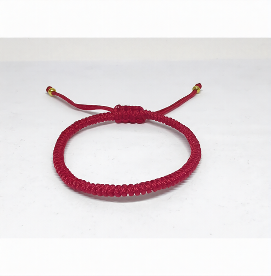 Red String Adjustable Pull String Bracelets