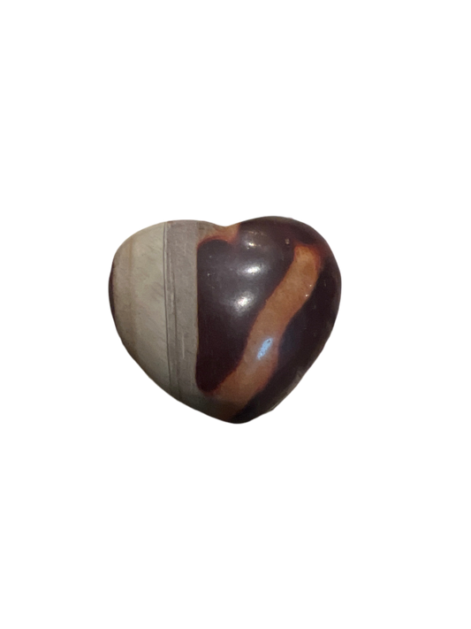 Mookite Jasper 45mm Heart Shaped Crystal