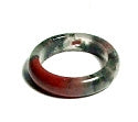 Bloodstone 6mm Domed Band Ring Size 8