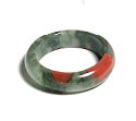 Bloodstone 6mm Domed Band Ring Size 9