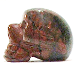 Bloodstone Small Stone Skull