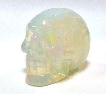 50mm Opalite Stone Skull Carving