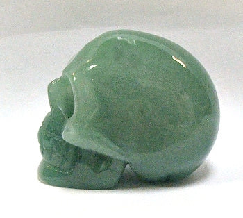 50mm Aventurine Stone Skull Carving