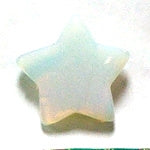 30mm Opalite Stone Star Carving