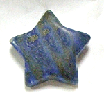 30mm Lapis Lazuli Stone Star Carving