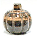 STONE PUMPKIN 1 1/2" IN TIGER EYE